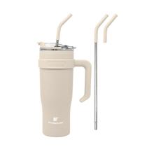 Copo HYDRAFLOW Capri 1,2 L com palha, alça, isolado