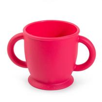 Copo Infantil Água Suco Silicone Vermelho Moda do Chef
