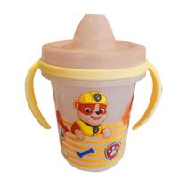Copo Infantil Anti vazamento de Transição Com Alça Tampa protetora 330 ML Menino Menina Bebê Caneca
