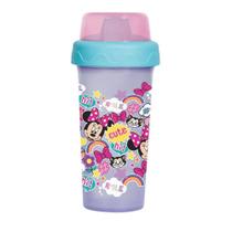 Copo Infantil BabyGo Minnie com Tampa 340ml