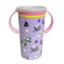 Copo Infantil Bebê Anti Vazamento 360 Treinamento com Tampa Minnie