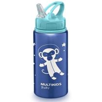 Copo Infantil Canudo Retrátil Refresh 500ml Azul Multikids Copo Infantil Canudo Retrátil Refresh 500ml Azul Multikids
