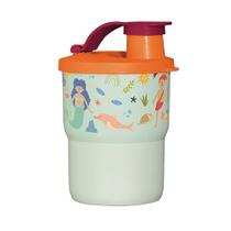 Copo infantil colors com bico folclore da tupperware