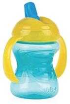 Copo Infantil Com Alça E Bico Rigido Retratil Azul Nuby Copo Infantil Com Alça E Bico Rigido Retratil Azul Nuby