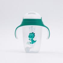 Copo Infantil com Alça e Canudo Leo 300ml Petit Piá Copo Infantil com Alça e Canudo Leo 300ml Petit Piá