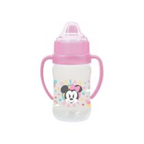 Copo Infantil Com Alça Redutor de Pingo Minnie Disney 300ml