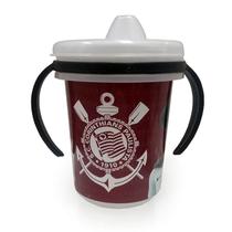 Copo Infantil Com Alça Removível Estampa Diversas Copo Transição Times de Futebol OFICIAL Baby Plasútil Cor:Corinthians Copo Infantil Com Alça Removível Estampa Diversas Copo Transição Times de Futebol OFICIAL Baby Plasútil Cor:Corinthians