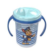 Copo Infantil Com Alça Removível Estampa Diversas Transição Trio Baby Plasútil Cor:Chase Patrulha Canina
