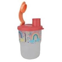 Copo infantil com bico arco iris da tupperware