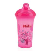 Copo Infantil Com Bico Rígido Rosa 270ml Nuby - Cajovil