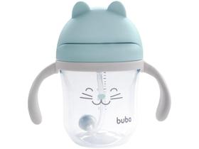 Copo Infantil com Canudo 220ml Buba Gatinho Copo Infantil com Canudo 220ml Buba Gatinho