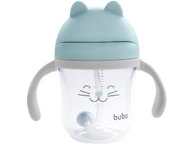 Copo Infantil com Canudo 220ml Buba Gatinho
