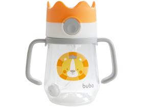 Copo Infantil com Canudo 240ml Buba Coroa Leão