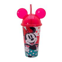 Copo Infantil Com Canudo 500ml Personagens Plasútil