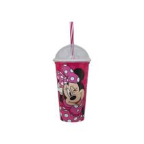 Copo Infantil Com Canudo 500ml Personagens Plasútil