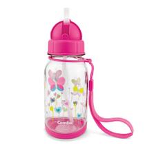Copo Infantil Com Canudo Borboleta Tritan Comtac Kids 4371