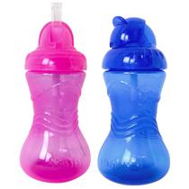 Copo Infantil Com Canudo Silicone 300ml Nuby