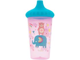 Copo Infantil com Tampa 300ml Buba Antivazamento Unicórnio