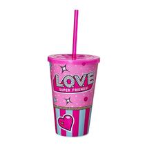 Copo infantil de 550ml refrigerante e sucos com tampa usual Copo infantil de 550ml refrigerante e sucos com tampa usual