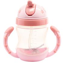 Copo Infantil De Transição Treinamento Com Alça Canudo 240Ml