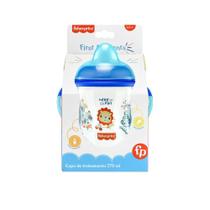 Copo Infantil de Treinamento Com Bico Semi-rígido Azul Twinkle BB1014 - First Moments Fisher Price Copo Infantil de Treinamento Com Bico Semi-rígido Azul Twinkle BB1014 - First Moments Fisher Price