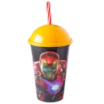 Copo Infantil Homem de Ferro Vingadores Marvel 500 ml - Plasútil