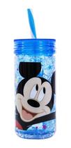 Copo Infantil Menino Gel Congelante Com Canudo Mickey 350ml
