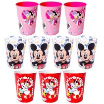 Copo Infantil Mickey e Minnie para Base de Ovo de Páscoa Caseiro - 10 unidades