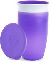 Copo Infantil Miracle 360 Munchkin 296ml + 12 Meses Roxo