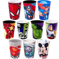 Copo Infantil Personagens e Super Heróis p/ Meninos Base de Ovo de Páscoa 10 Und Copo Infantil Personagens e Super Heróis p/ Meninos Base de Ovo de Páscoa 10 Und