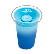 Copo Infantil Spill Proof 360 Azul Changing Color 266ml Munchkin Design Mágico Muda de Cor