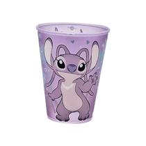 Copo Infantil Stitch de Plástico Base de Ovo de Pascoa Original Plasutil