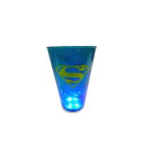 Copo Infantil Super Man com Iluminação LED Azul - KTM