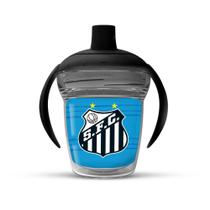 Copo Infantil Transição Santos - Baleião e Baleinha Anti Vazamento 170ml
