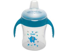 Copo Infantil Treinamento Com Alça 200ml Azul Kuka