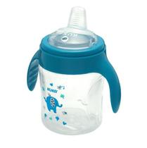 Copo Infantil Treinamento Com Alça 200ml Azul Kuka Copo Infantil Treinamento Com Alça 200ml Azul Kuka