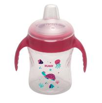 Copo Infantil Treinamento Com Alça 200ml Rosa Kuka