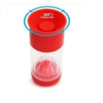 Copo Infusor de Frutas 360 graus Vermelho Munchkin