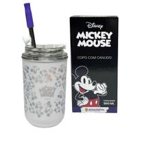 Copo Inox Canudo E Tampa 300Ml Mickey Mouse Zona Criativa Copo Inox Canudo E Tampa 300Ml Mickey Mouse Zona Criativa