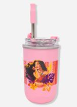 Copo Inox Neo c/ canudo Disney Moana 300ML Licenciado Cor:Rosa Copo Inox Neo c/ canudo Disney Moana 300ML Licenciado Cor:Rosa