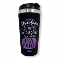 Copo Inox Profissão Psicologia 450ml Wellmix