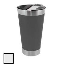 COPO INOX TERMICO 500ml C/TPA CINZA INGA