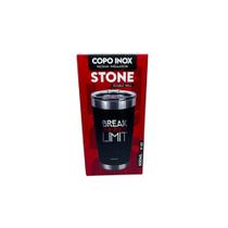 Copo Inox Térmico Stone 500ml - Break Your Limit - Brasfoot
