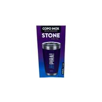 Copo Inox Térmico Stone 500ml - Inspira, não Pira, Respira - Brasfoot