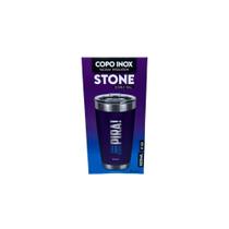 Copo Inox Térmico Stone 500Ml - Inspira, Não Pira, Respira
