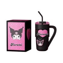 Copo Isolado Com Canudo Sanrio Hello Kitty De Grande Capacidade 1200ml Presente De Aniversário Fofo