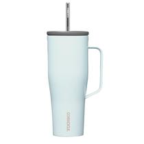 Copo isolado Corkcicle Cold Cup XL 30 onças com alça azul Copo isolado Corkcicle Cold Cup XL 30 onças com alça azul