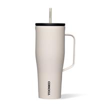 Copo isolado Corkcicle Cold Cup XL 30 onças com alça de café com leite Copo isolado Corkcicle Cold Cup XL 30 onças com alça de café com leite