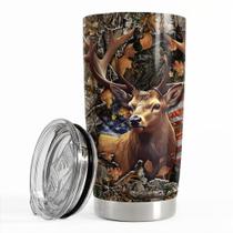 Copo isolado de aço inoxidável SANDJEST Deer 20 onças