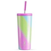 Copo isolado Meoky 710mL em aço inoxidável a vácuo 24h